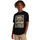 Kids Print Box 2.0 T-shirt Black/White/Flame Orange