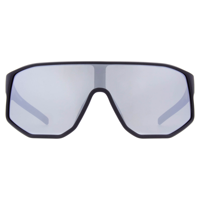 DASH-004 Sunglasses Black/Smoke Silver Mirror