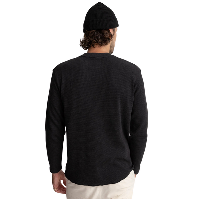 Classic Waffle Knit Vintage Black