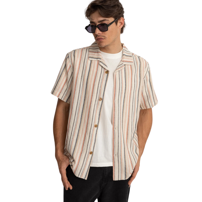 Vacation Stripe Shirt Natural