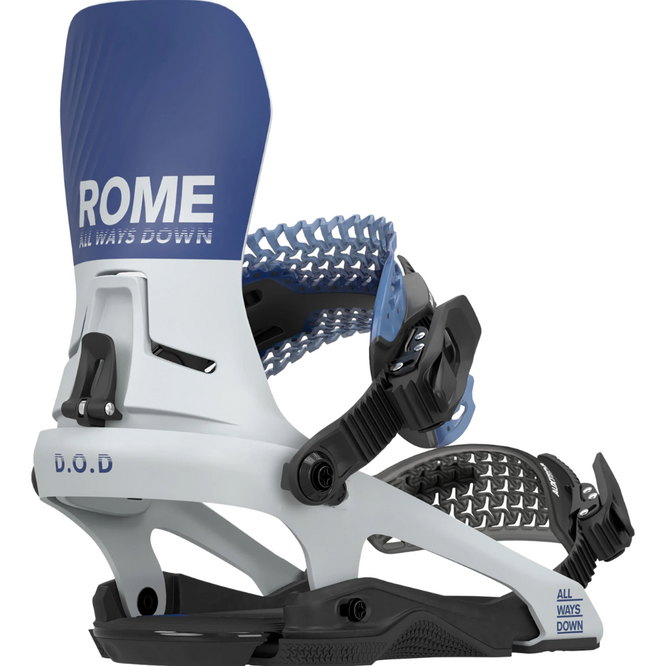D.O.D. Blue/Grey 2025 Snowboard Bindings