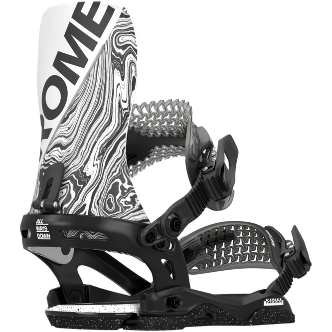 Katana Black/White 2025 Snowboard Bindings
