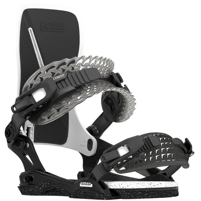 Katana Black/White 2025 Snowboard Bindings