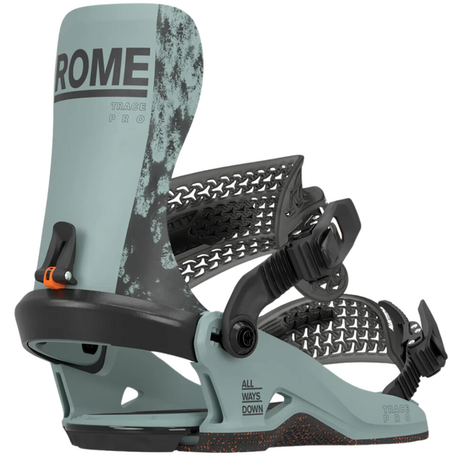 Trace Pro Slate Grey/Orange 2025 Snowboard Bindings