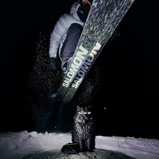 Départ 02 2027 Black/ Glitter / Silver Met Ski