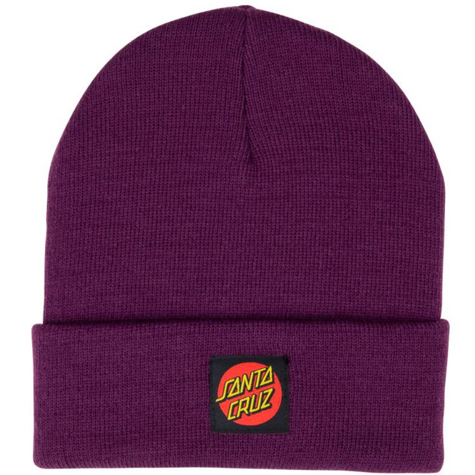 Classic Label Beanie Beetroot