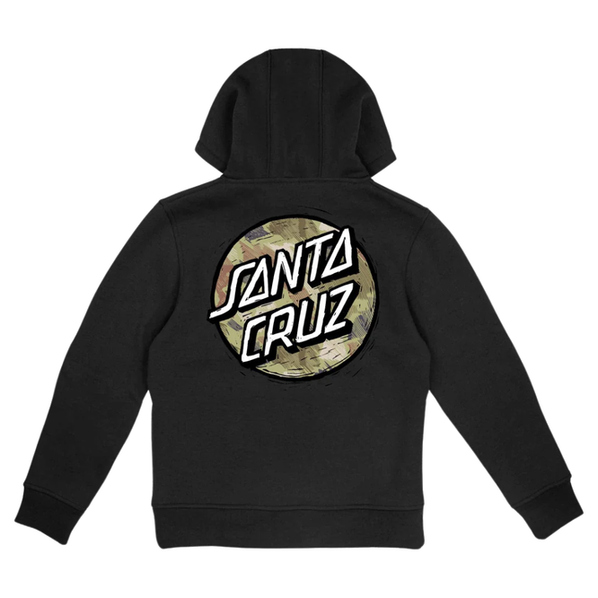 Kids Stamped Opus Hoodie Camo/Black