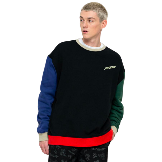 Shadowless Crew Sweater Black/Multi