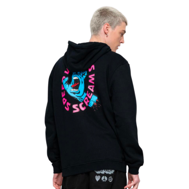 Speed Wheels Scream Zip Hoodie Black