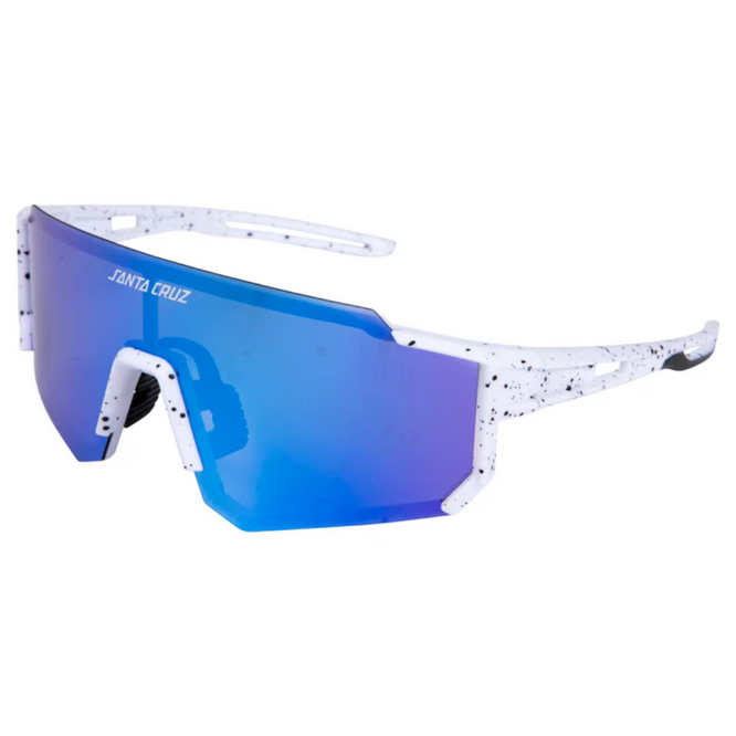Strip Racer Sunglasses White/Blue