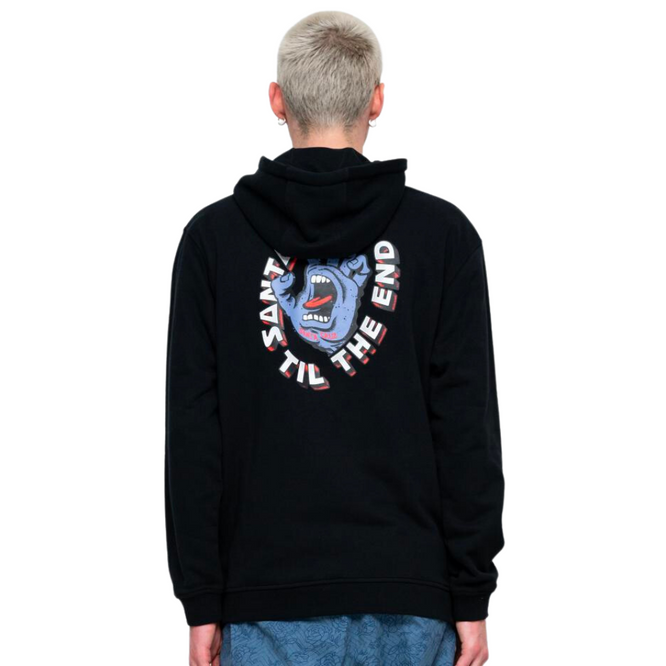 Til The End Hand Hoodie Noir