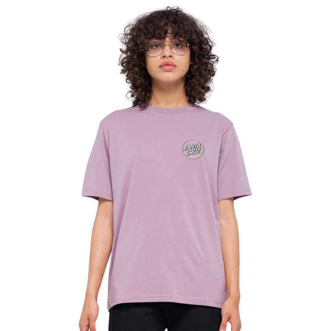 T-shirt à pois Bow Womens Lilac Chalk