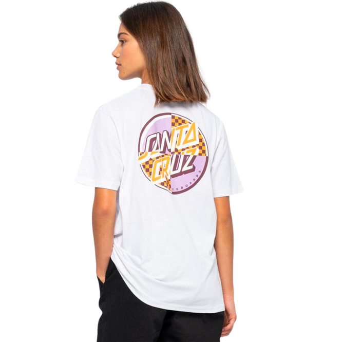 Womens Intro Dot T-Shirt White