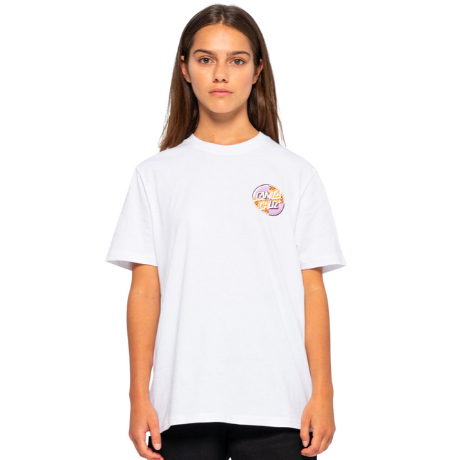 Womens Intro Dot T-Shirt White