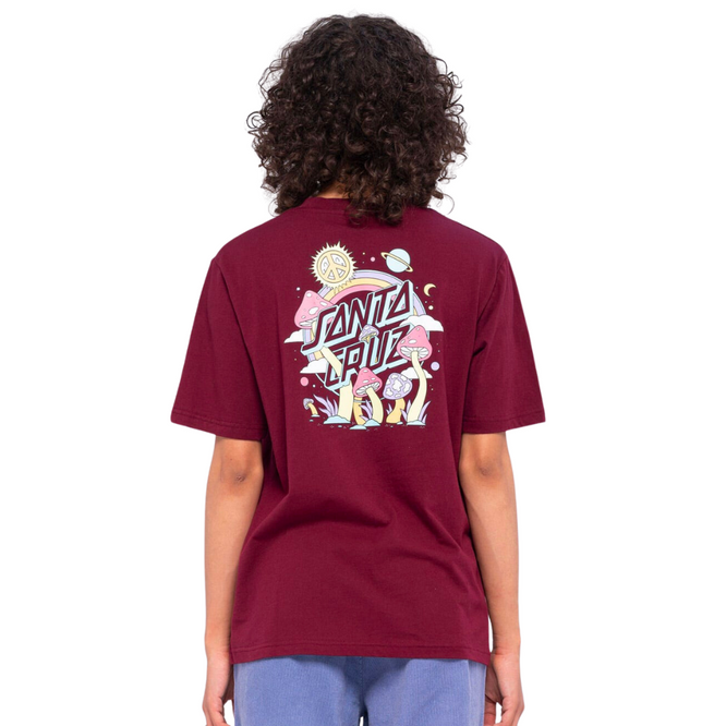 T-shirt Once Upon A Dot - Femme - Cerise foncé