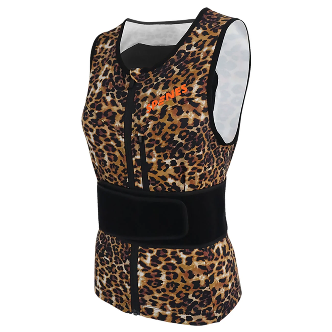 Womens The Leopard Back Protector Leopard