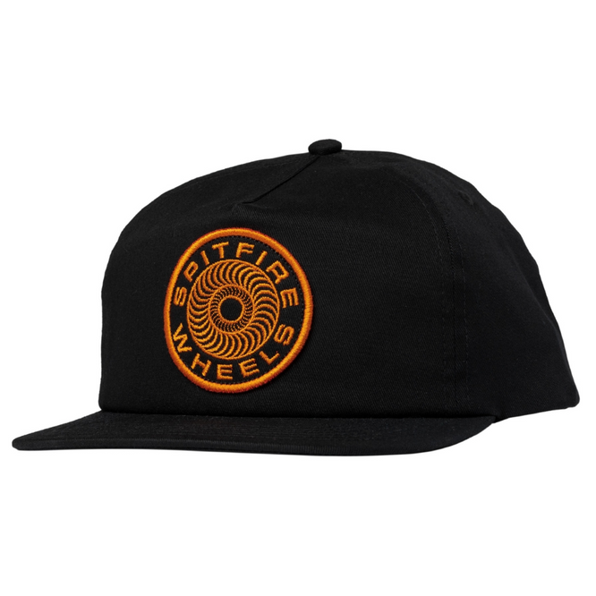 Classic '87 Swirl Patch Snapback Black/Orange Cap