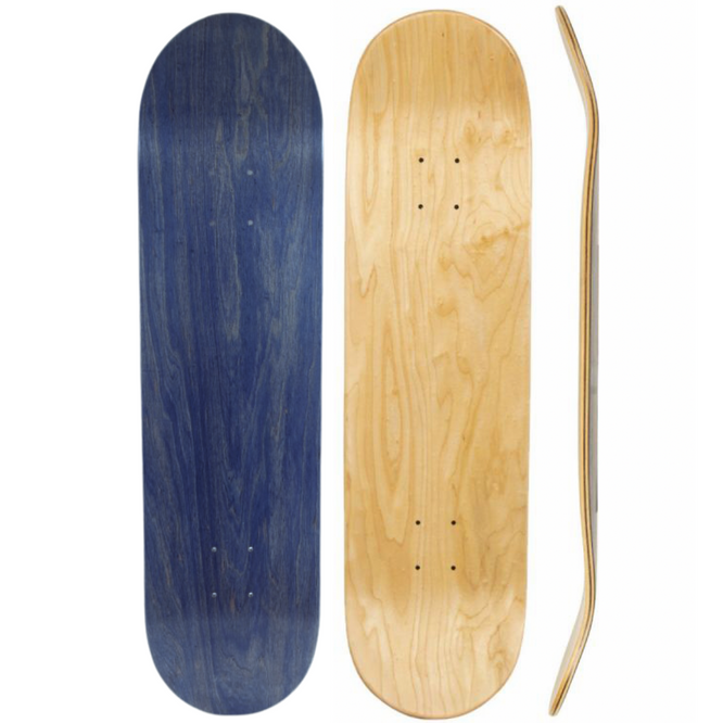 Blanc 8.375" Skateboard Deck Paquet de 10