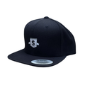 Classic Shield Snapback Cap Heather Grey
