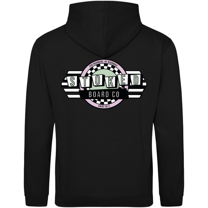 American Diner Hoodie Black