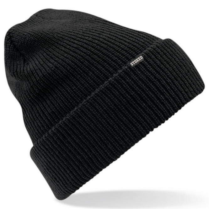 Vintage Beanie Schwarz