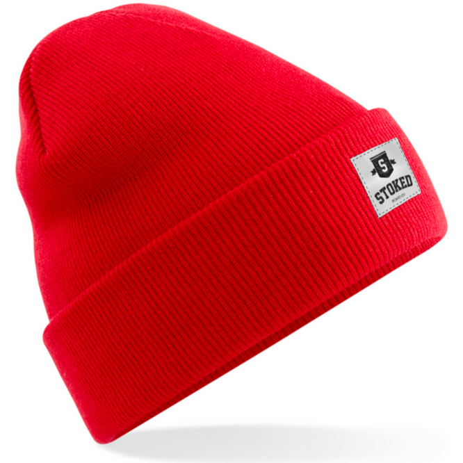 Bonnet bouclier original rouge vif