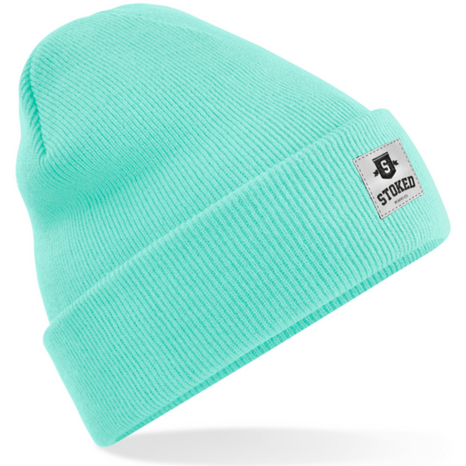 Original Cuffed Shield Beanie Mint Green