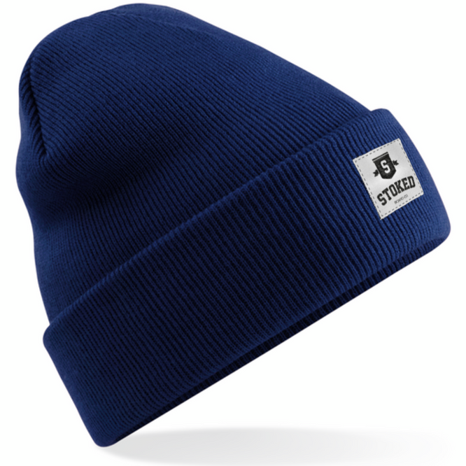 Original Cuffed Shield Beanie Oxford Navy