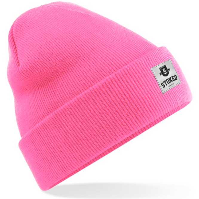 Bonnet bouclier Original Cuffed Shield Beanie True Pink