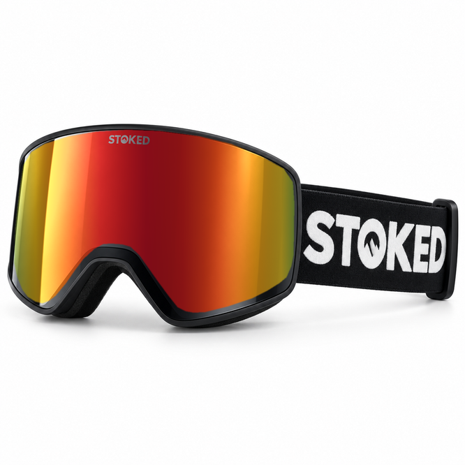 Summit HD Revo Fuego Red + Yellow Lens 2027 Ski & Snowboard Goggles