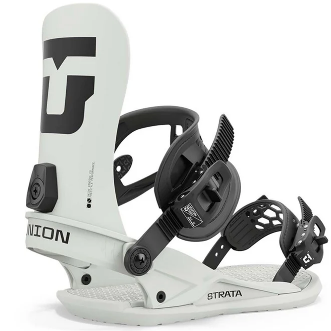 Strata Bone White 2025 Snowboard Bindings