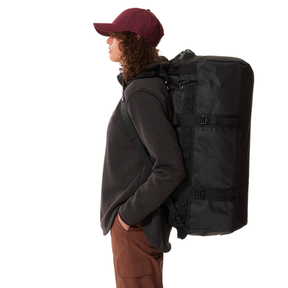 Base Camp M Duffel Bag TNF Black TNF White Stoked Boardshop