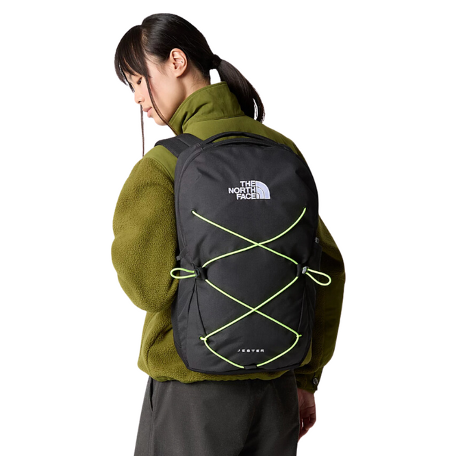 Jester Backpack TNF Schwarz Heather/LED Gelb