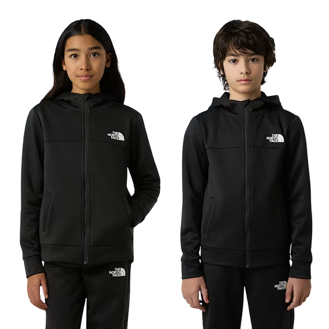 Kids Reaxion Full Zip Hoodie Black