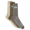 Multi Sport Cush Crew Sock 3P Black Assorted