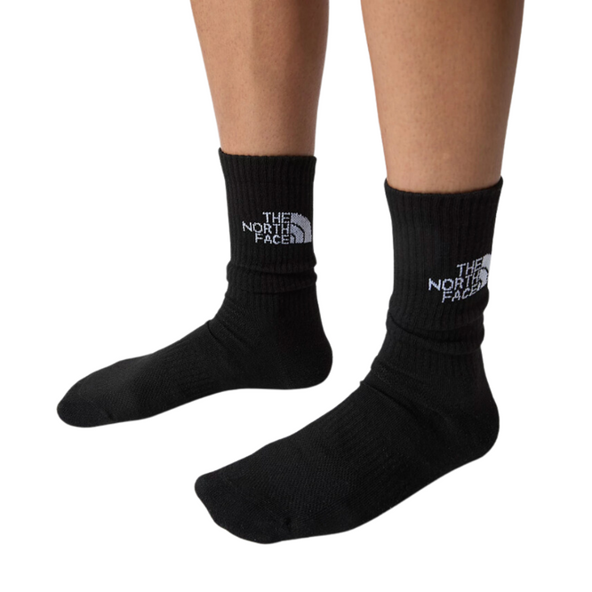 Multi Sport Cush Crew Sock 3P TNF Black