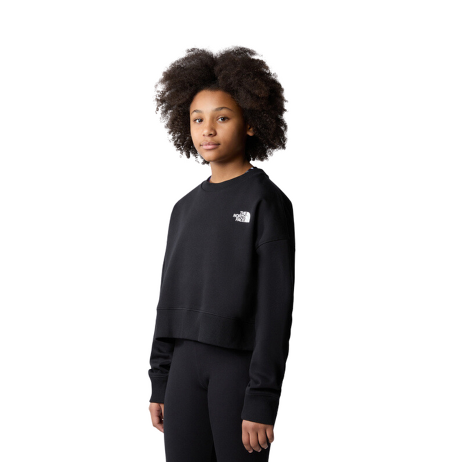 Kids Cutline Crew Fleece Sweatshirt TNF Black