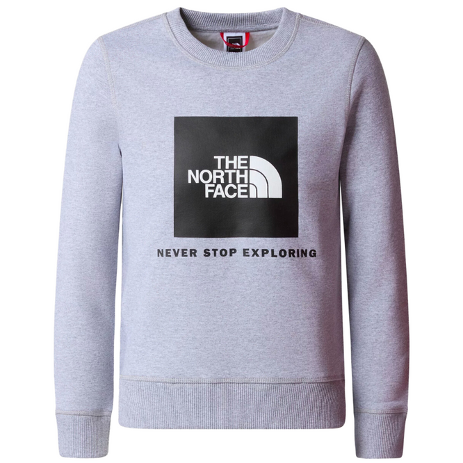 Pull Redbox Crew Kids TNF Light Grey Heater/TNF Black