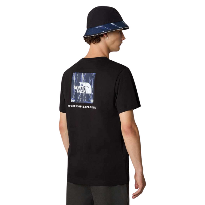 Redbox T-shirt TNF Black/Summit Navy/TNF Lightening Print