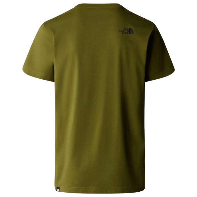 S/S Einfaches Kuppel-T-Shirt Wald-Olive