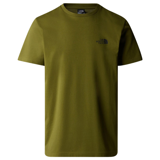 S/S Einfaches Kuppel-T-Shirt Wald-Olive
