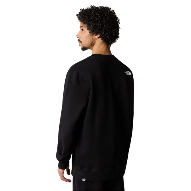 Einfaches Dome Crew Sweatshirt TNF Schwarz