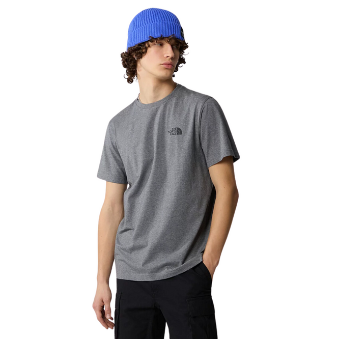 Einfaches Dome T-Shirt TNF Medium Grey Heather