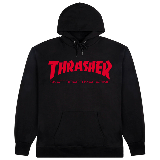 Skate Mag Hoodie Schwarz/Rot