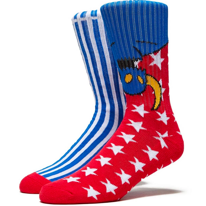 Chaussettes American Monster Bleues