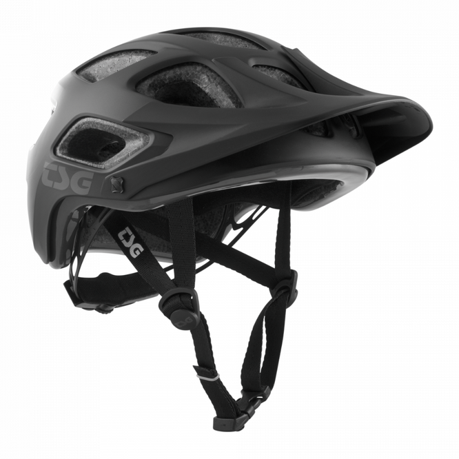 Seek Solid Color Satin Black MTB Helm