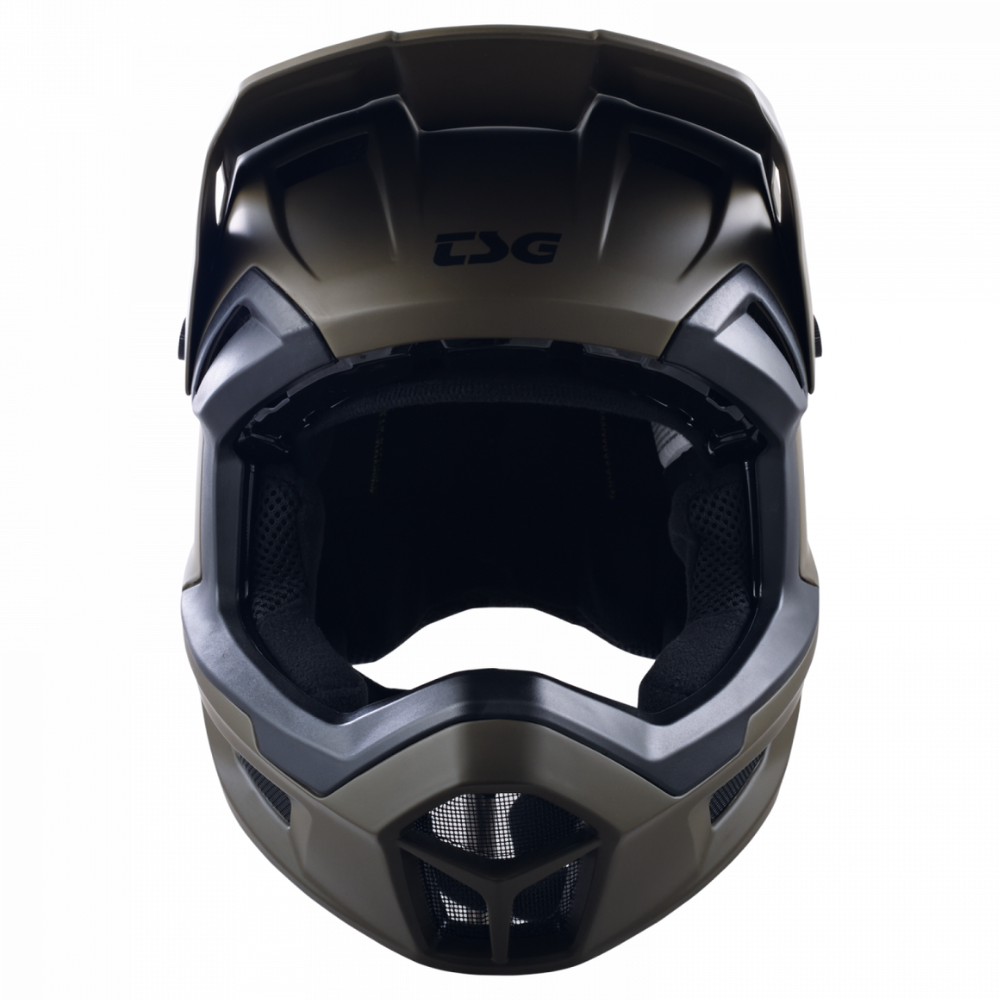 tsg mtb helm TSG Sentinel Solid Color Satin Olive MTB Helmet – Stoked Boardshop
