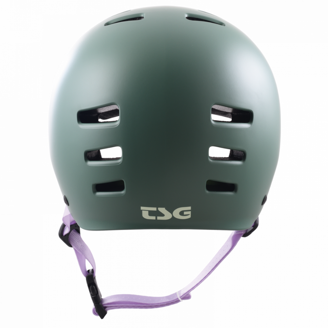 Womens Evolution Solid Colors Satin Foliage Green Helmet