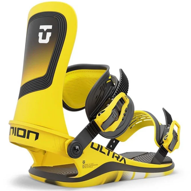 Ultra Yellow 2025 Snowboard Bindings