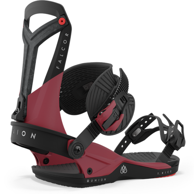 Fixations de snowboard Falcor Red 2024